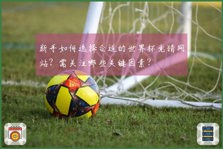 新手如何选择合适的世界杯竞猜网站？需关注哪些关键因素？